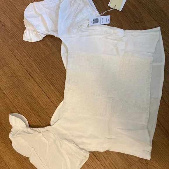 Wilfred White Novella Shortsleeve Blouse - Picture 5 of 6